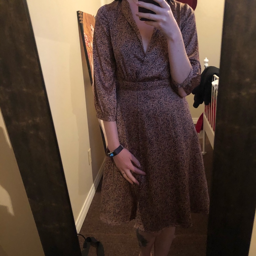 70s-inspired H&M dress